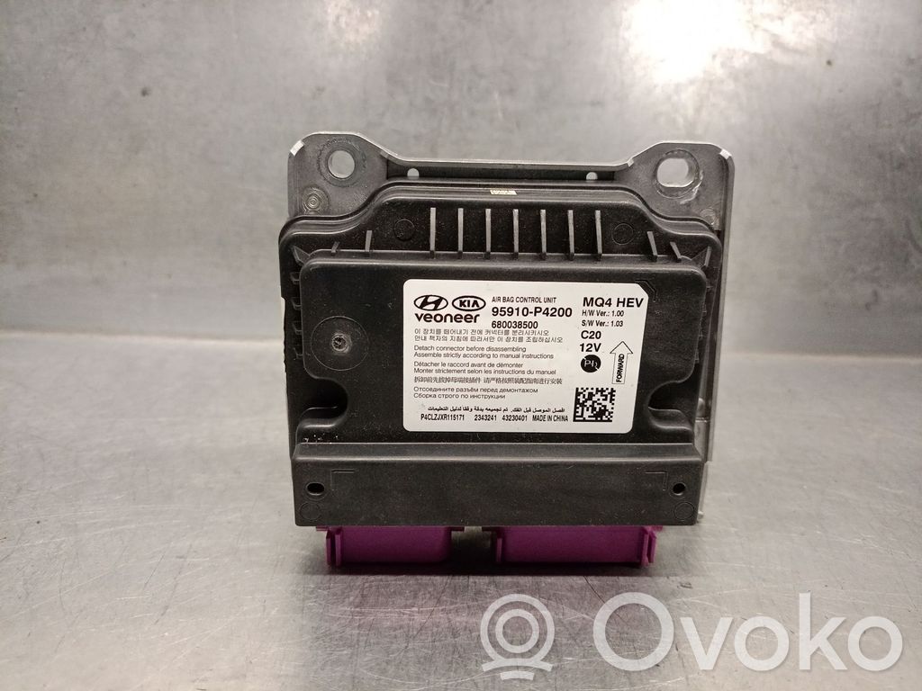 Unidad de control/módulo del Airbag   95910P4200,680038500VEONEER
