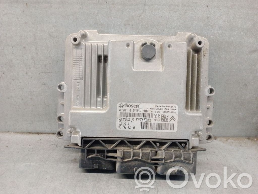 Peugeot 207 Unitate/modul de control motor 