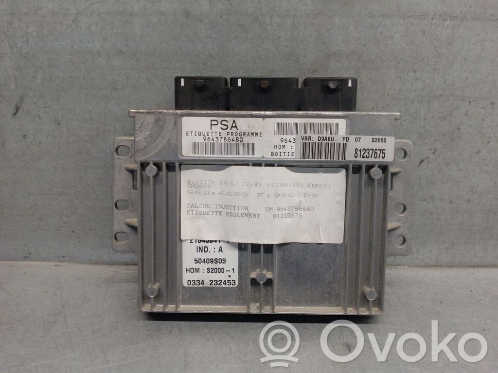 Engine control unit/module   9643786480