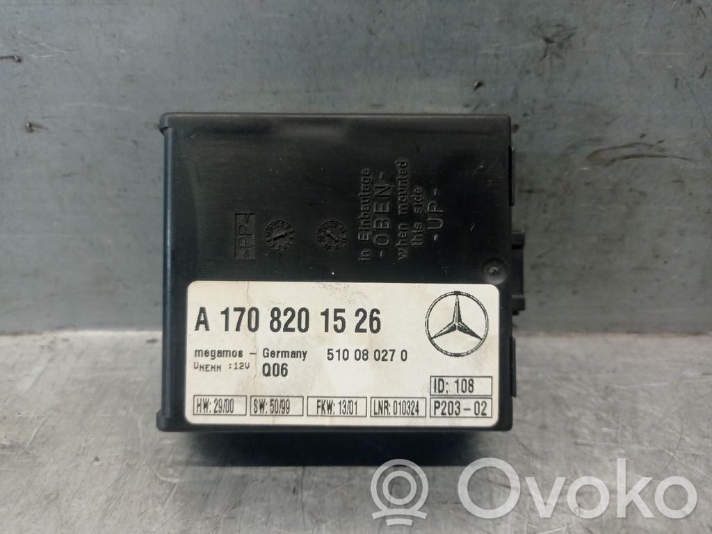 Mercedes-Benz SLK R170 Alte unități/module de control