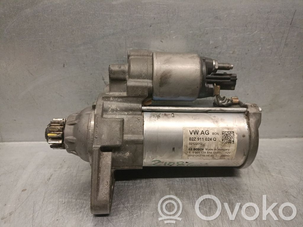 Démarreur   02Z911024Q,02Z911024Q,0001179514BOSCH