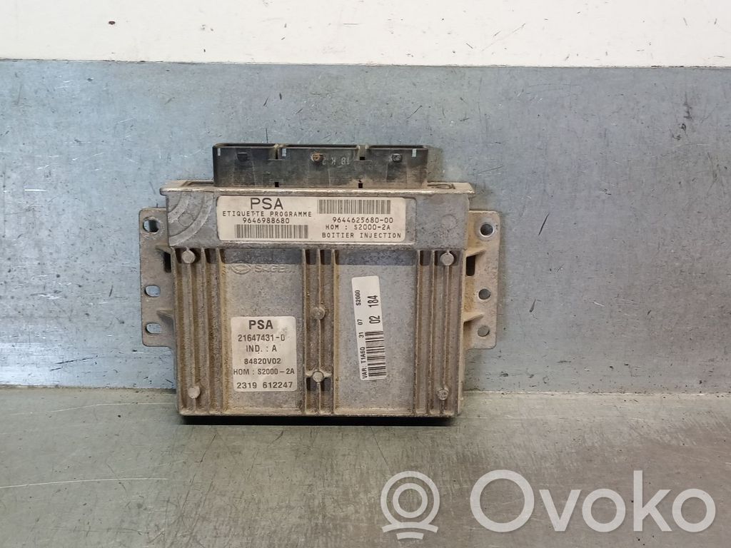 Peugeot 206 Engine control unit/module 