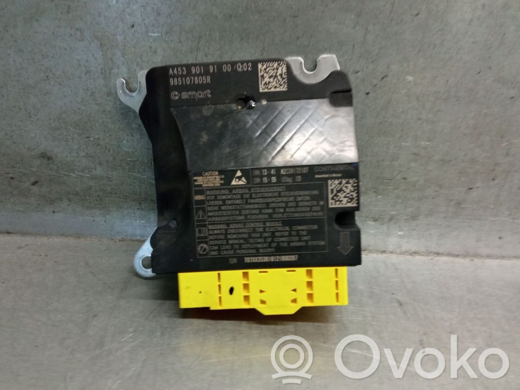 Smart ForFour II W453 Unitate/modul de comandă airbaguri 