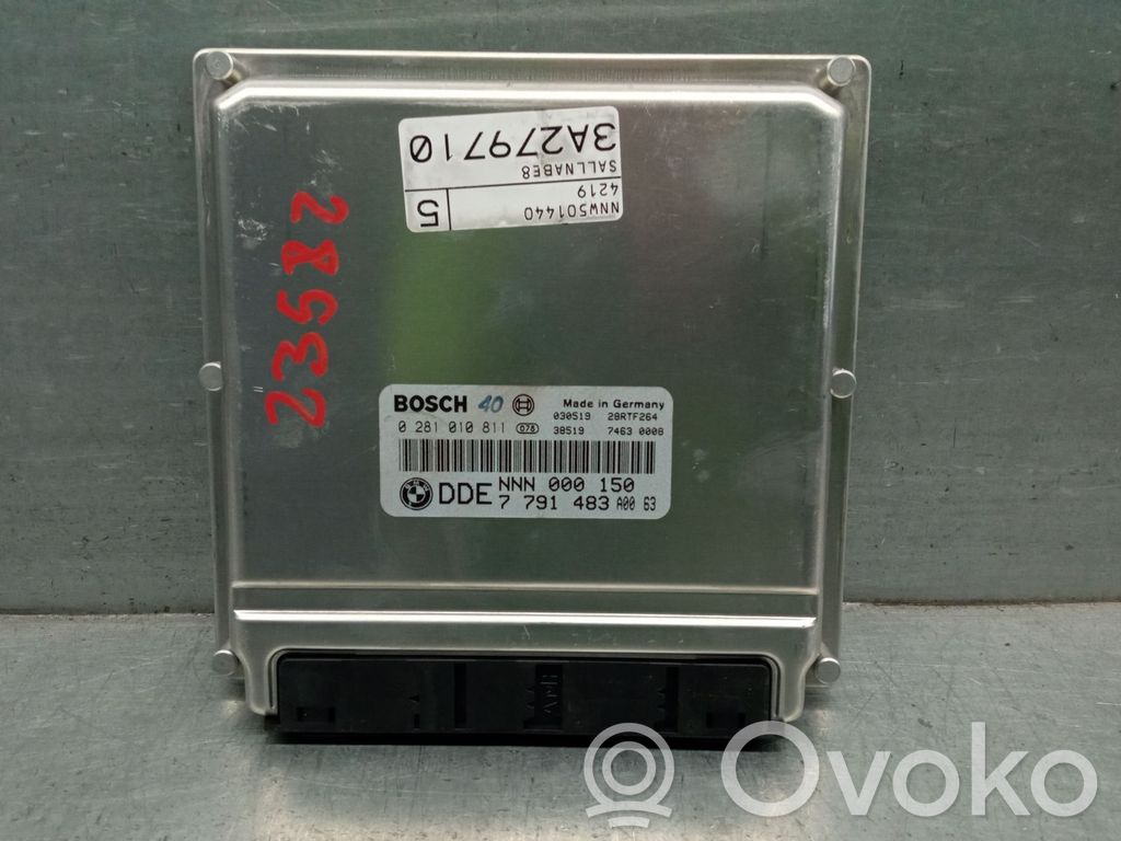 Sterownik / Moduł ECU   NNN000150,7791483A0063,0281010811BOSCH