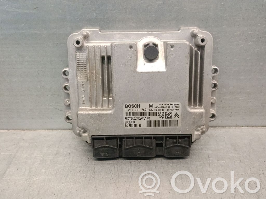 Engine control unit/module   9658556880,0281011785BOSCH