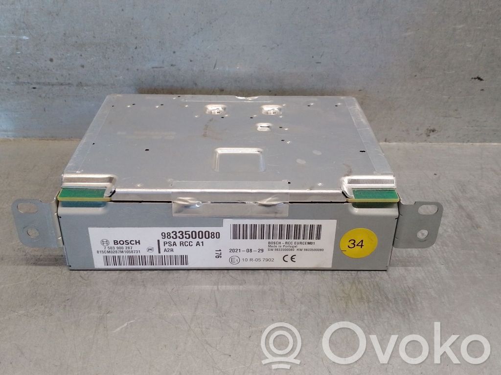 Citroen C3 Moduł / Sterownik dziku audio HiFi 