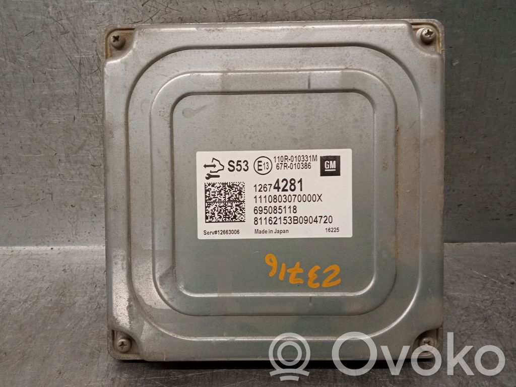 Opel Corsa E Engine control unit/module 