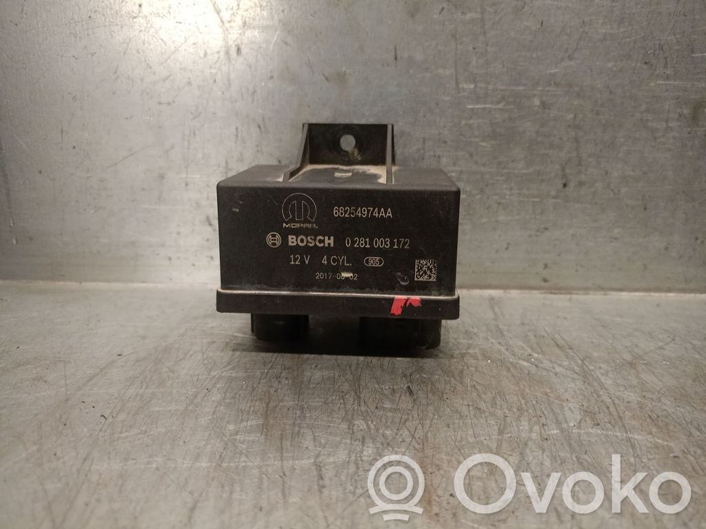 Przekaźnik / Modul układu ogrzewania wstępnego   68254974AA,68254974AA,0281003172BOSCH