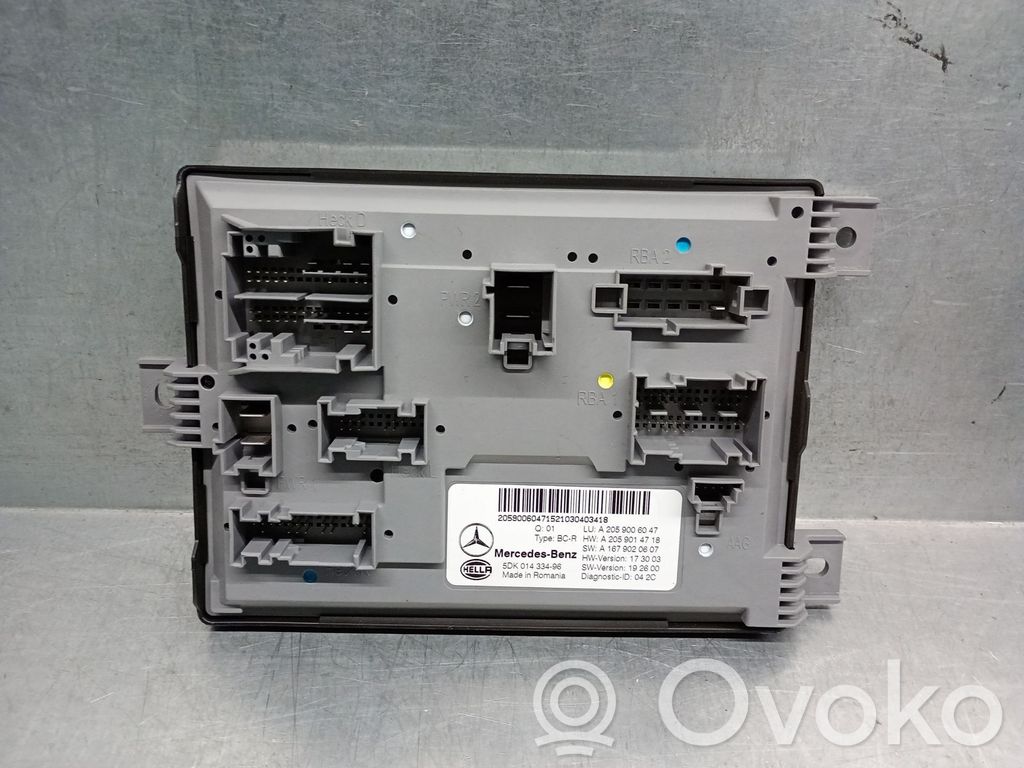 Mercedes-Benz GLC X253 C253 Set scatola dei fusibili 