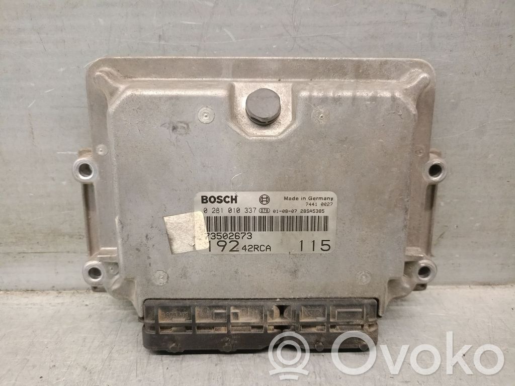 Fiat Stilo Sterownik / Moduł ECU