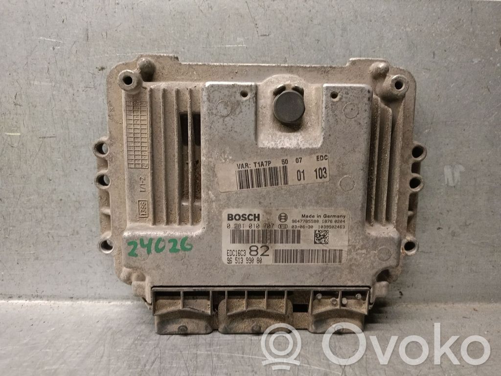 Peugeot 206 Engine control unit/module 