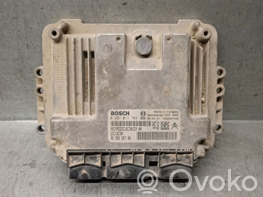 Engine control unit/module   9658556780,0281011783BOSCH