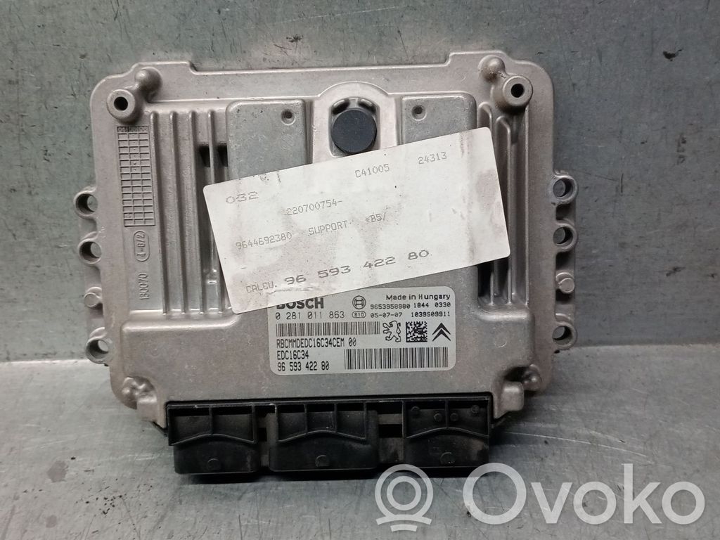 Engine control unit/module   9659342280,0281011863BOSCH