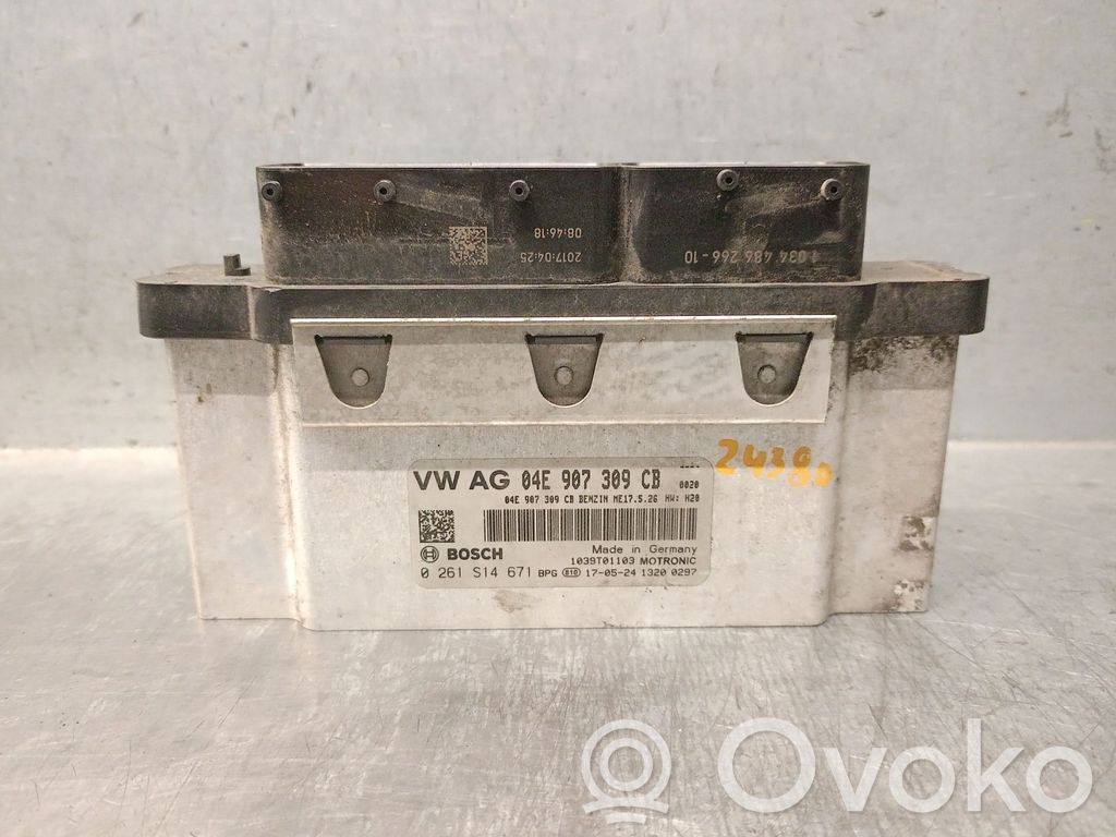 Unitate/modul de control motor   04E907309CB,0261S14671BOSCH