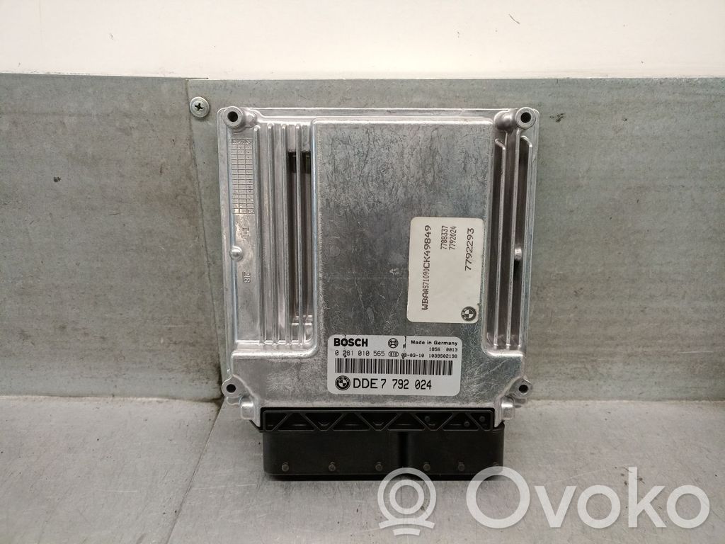 Engine control unit/module   DDE7792024,0281010565BOSCH