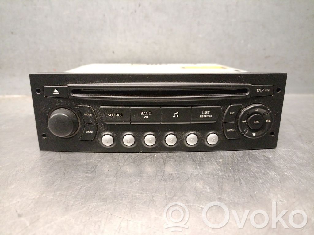 Peugeot 307 Unidad de control de sonido audio HiFi