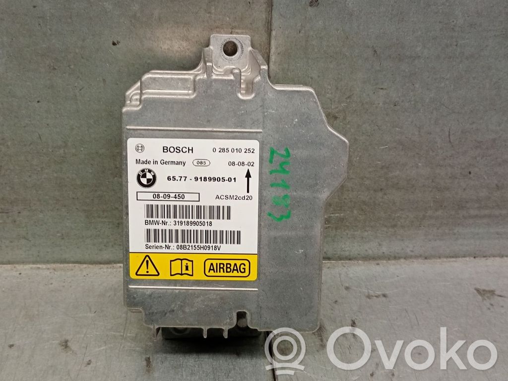 BMW X6 E71 Unitate/modul de comandă airbaguri 
