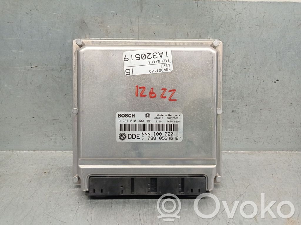 Sterownik / Moduł ECU   7788053A0063,0281010300BOSCH
