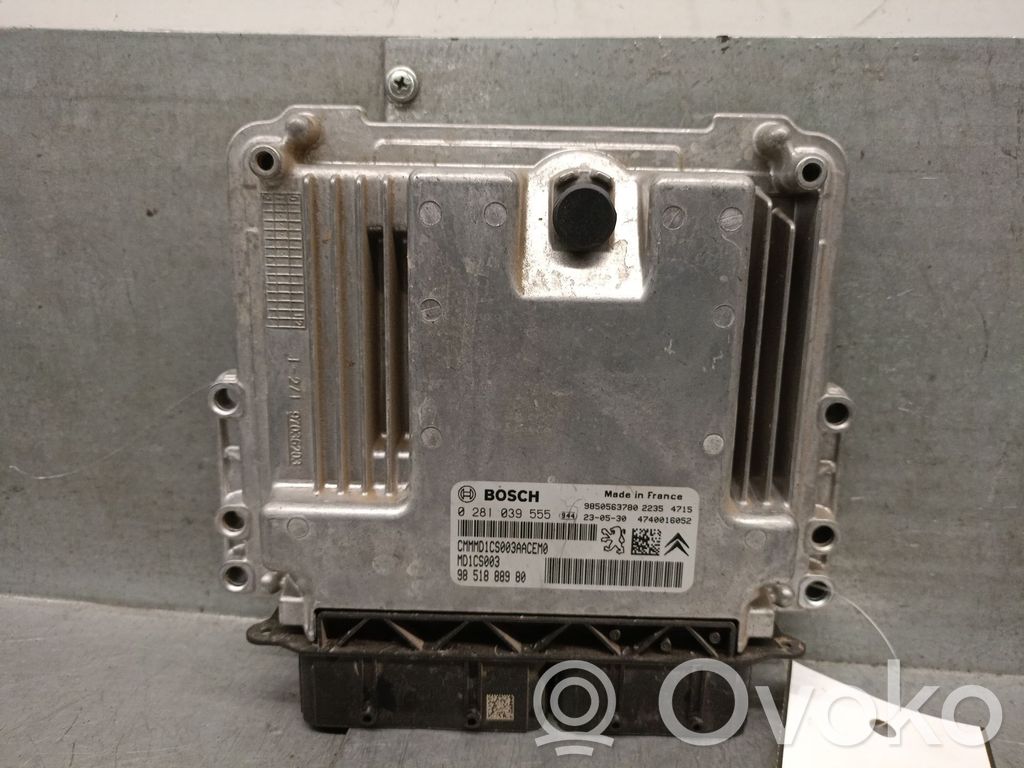 Engine control unit/module   9851888980,0281039555
