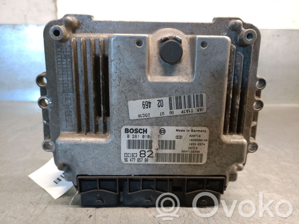Engine control unit/module   9647785780
