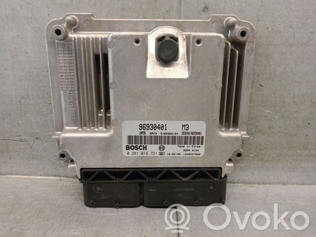 Chevrolet Epica Engine control unit/module 
