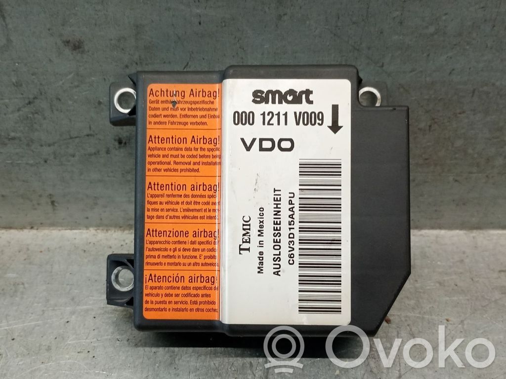 Smart ForTwo I Airbag control unit/module 