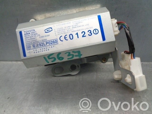 Other control units/modules   92LP0260
