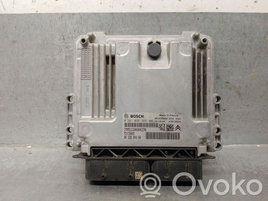 Peugeot 308 Unitate/modul de control motor 