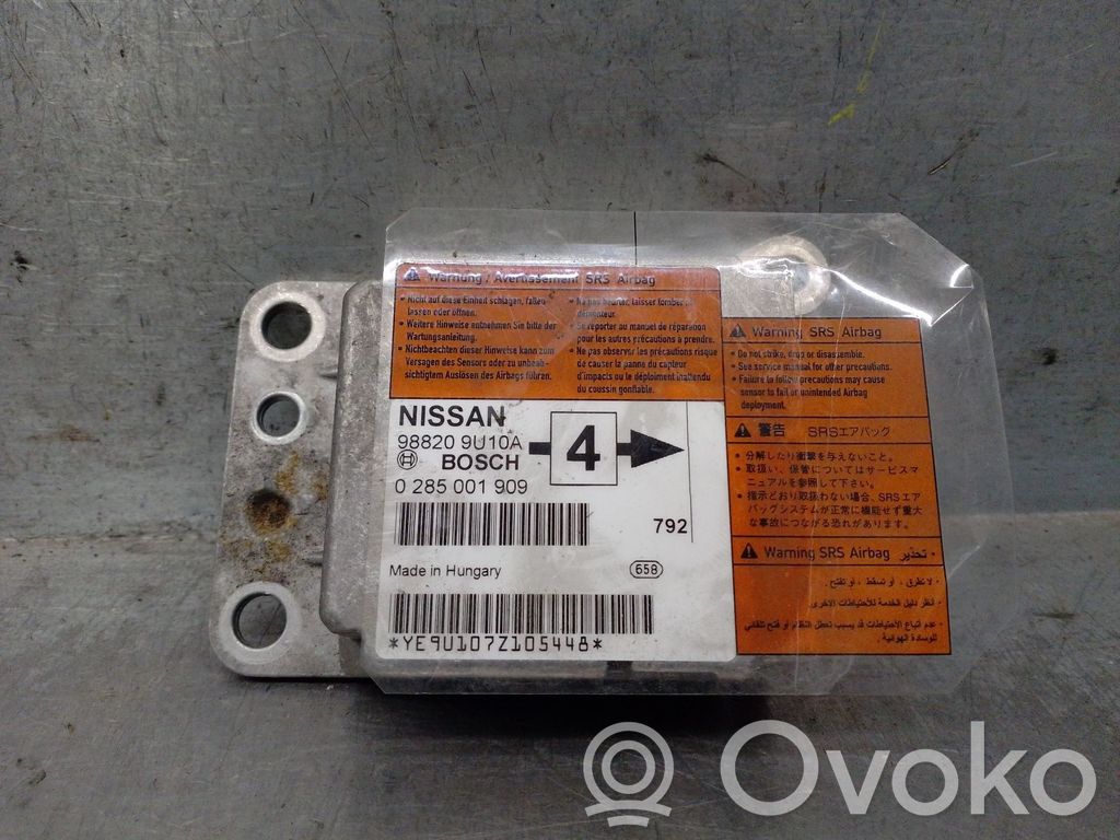 Nissan Note (E11) Airbag control unit/module 
