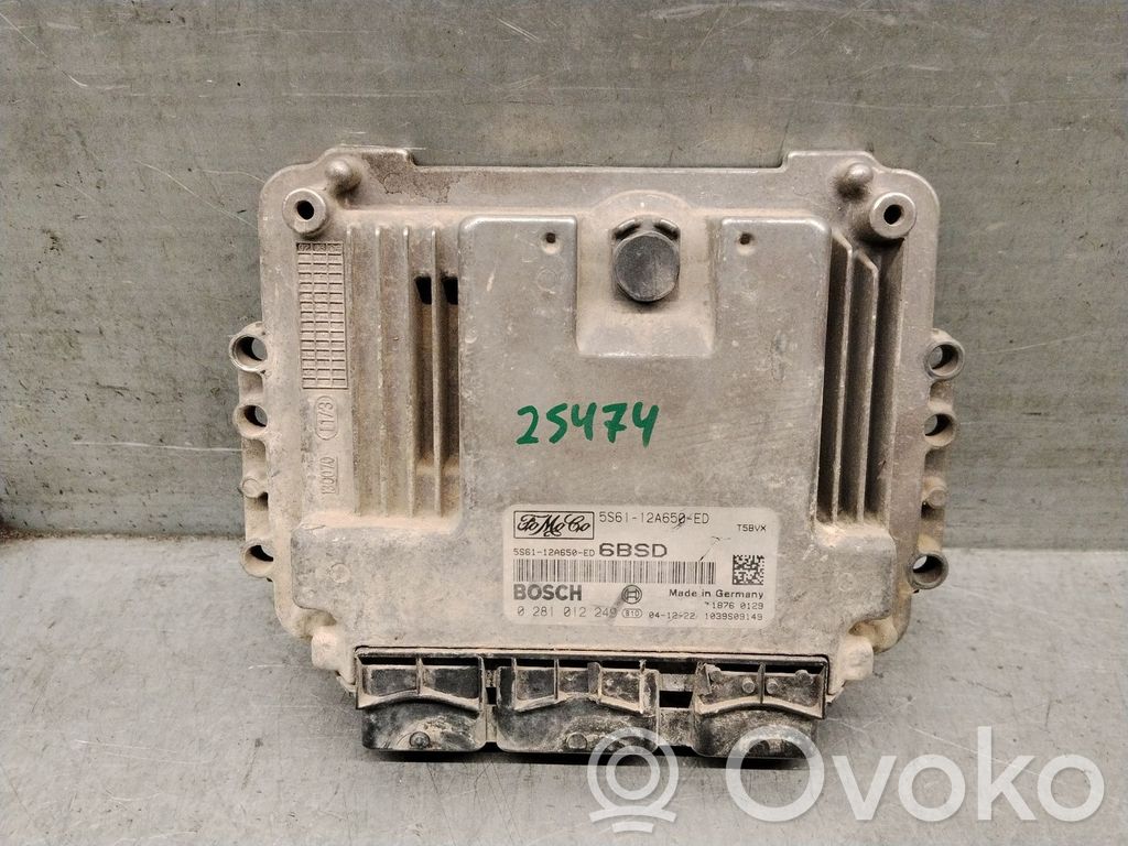 Engine control unit/module   5S6112A650ED,0281012249