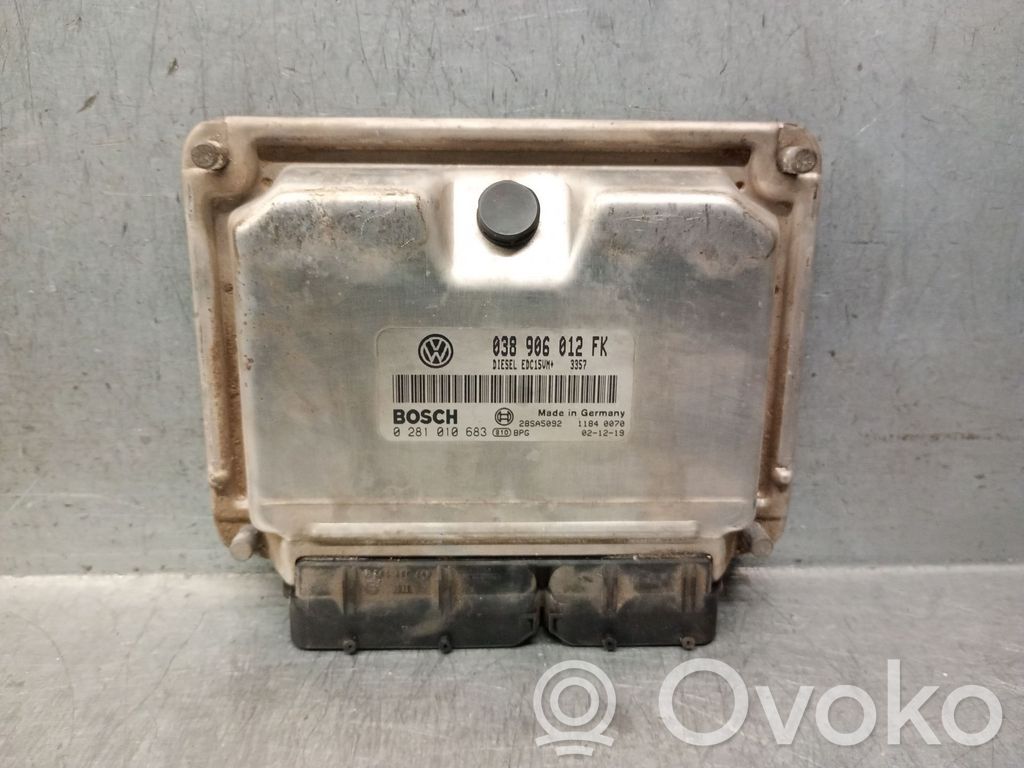 Engine control unit/module   038906012FK,0281010683