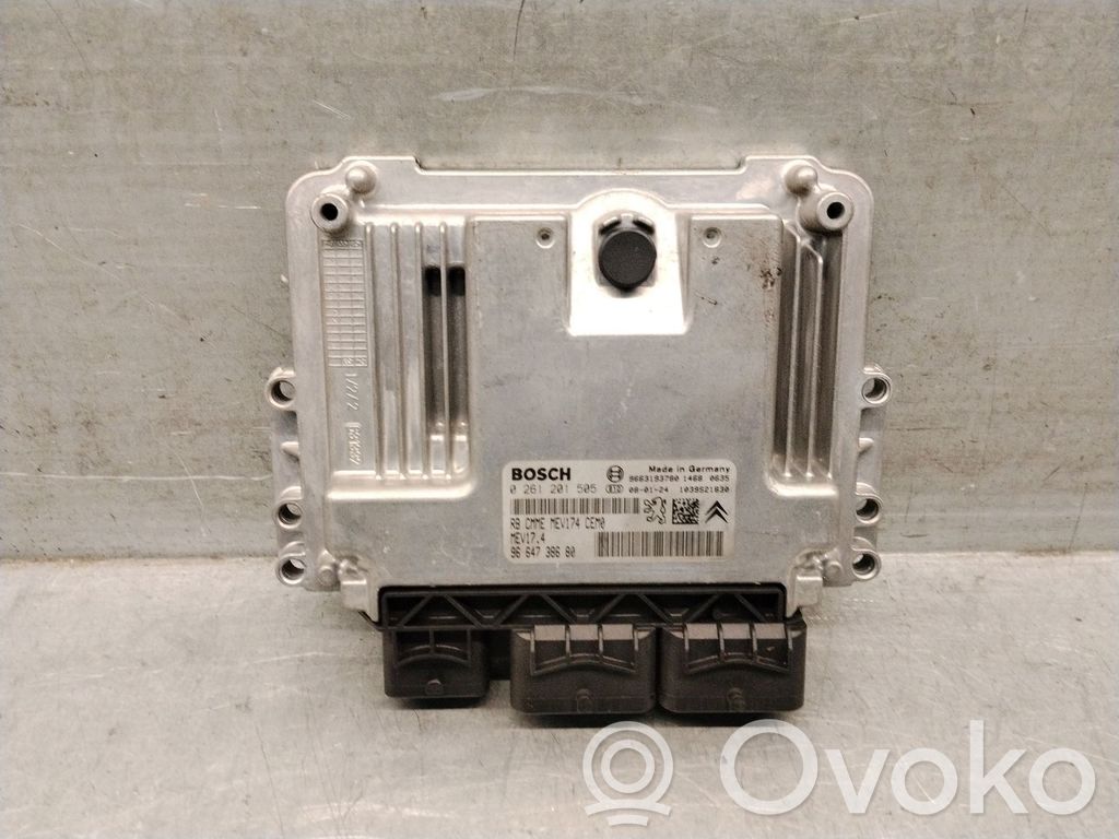 Engine control unit/module   9664738680,0261201505