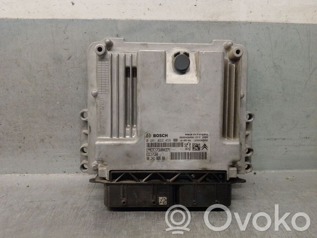 Engine control unit/module   9814182680,0281032456