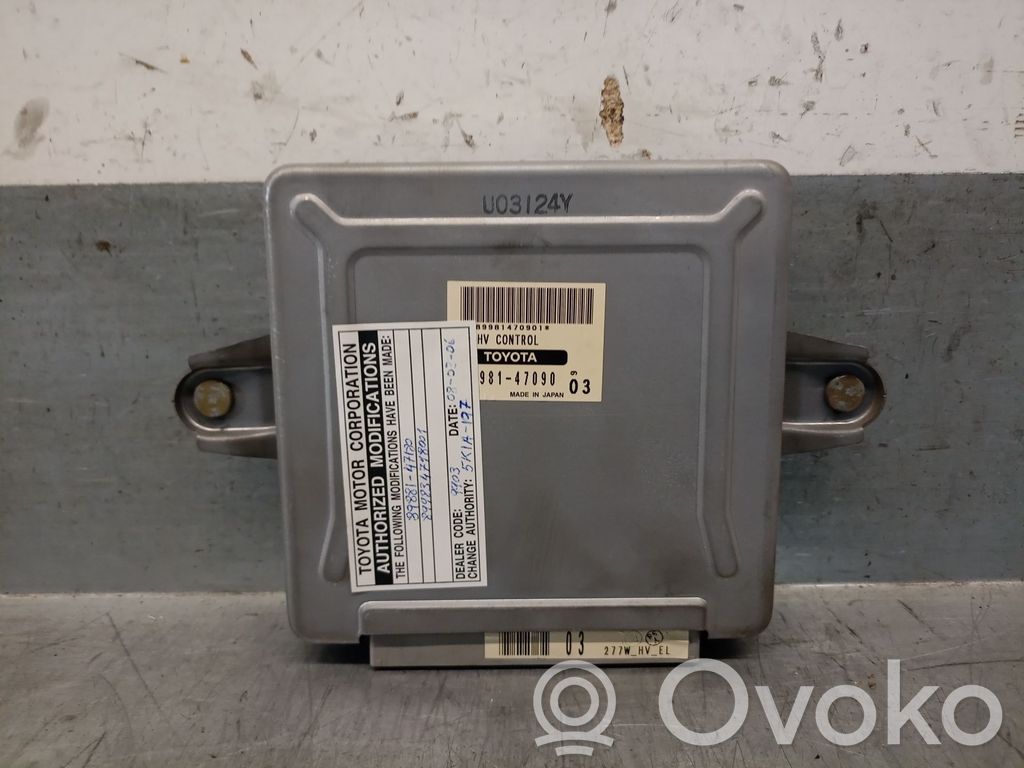 Toyota Prius (XW20) Unitate/modul de control cutie de viteze