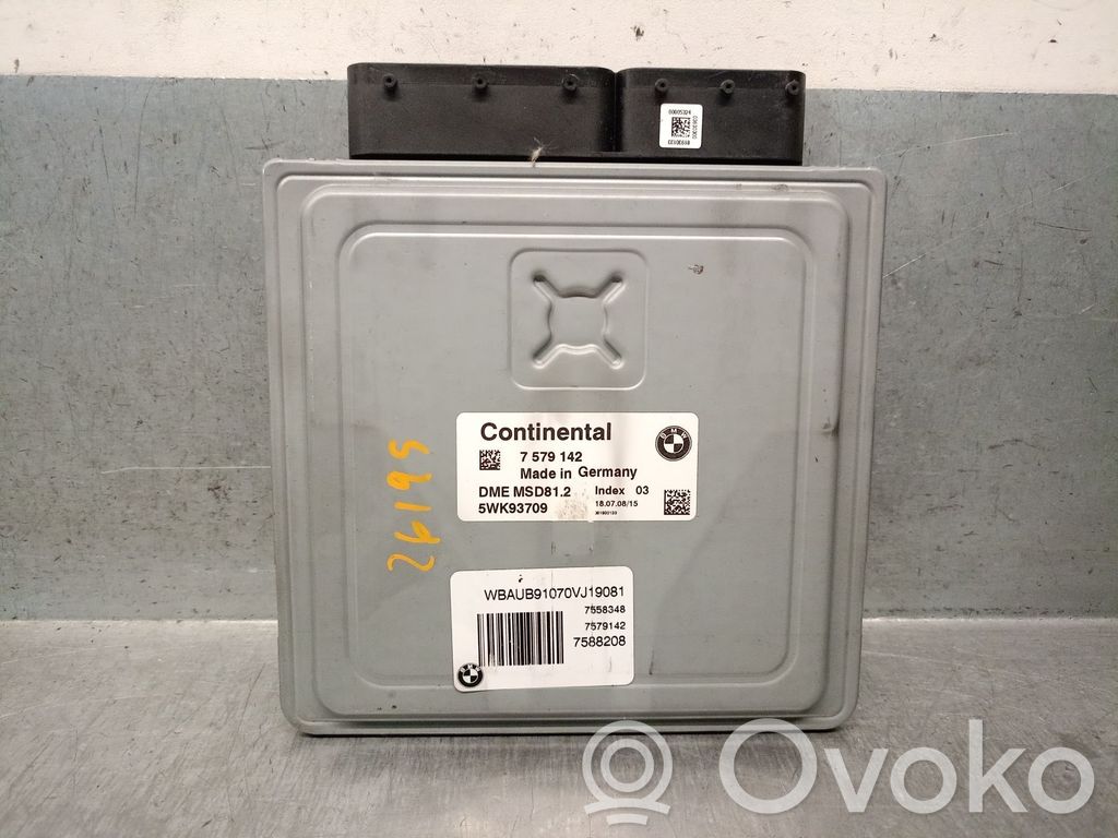 Centralina/modulo del motore   7579142,5WK93709