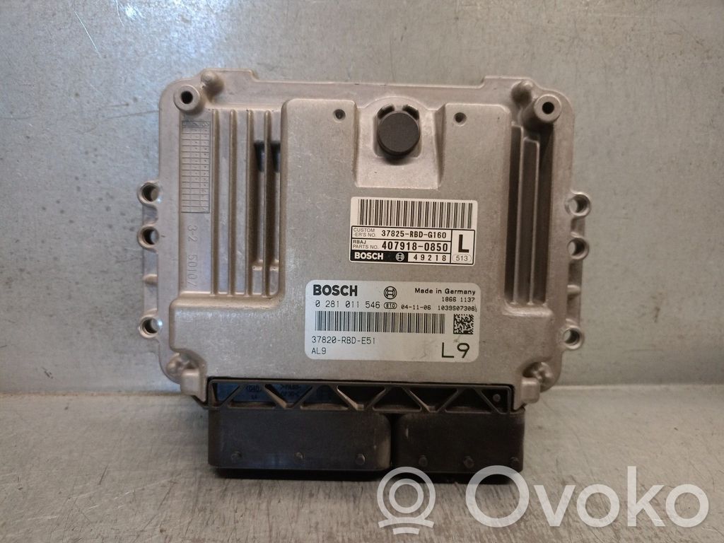Honda Accord Unitate/modul de control motor