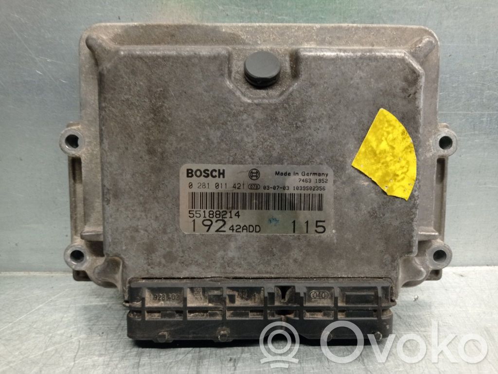 Fiat Stilo Motorsteuergerät/-modul