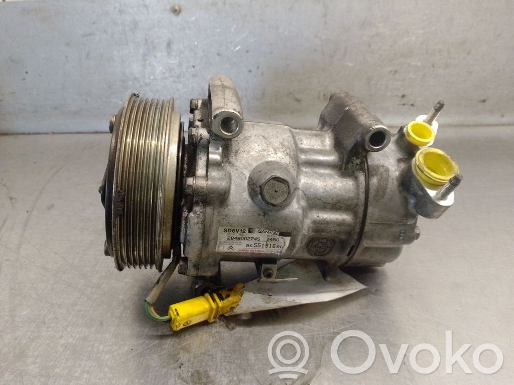 Citroen C3 Pluriel Kompresor / Sprężarka klimatyzacji A/C 