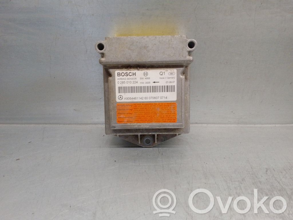 Mercedes-Benz Vito Viano W639 Module de contrôle airbag 