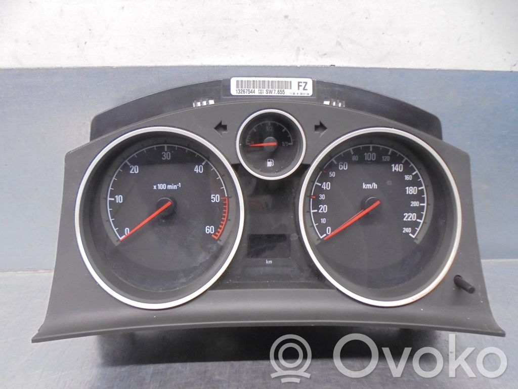 Opel Astra G Geschwindigkeitsmesser Cockpit