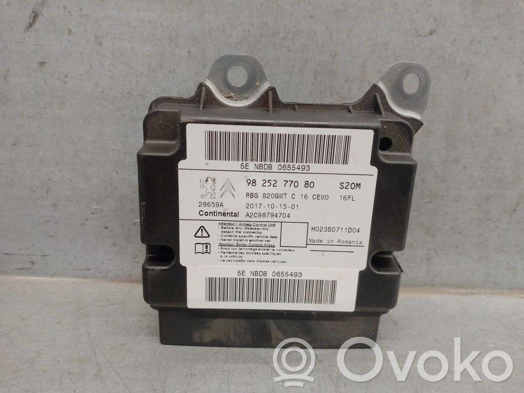 Citroen C3 Centralina/modulo airbag 