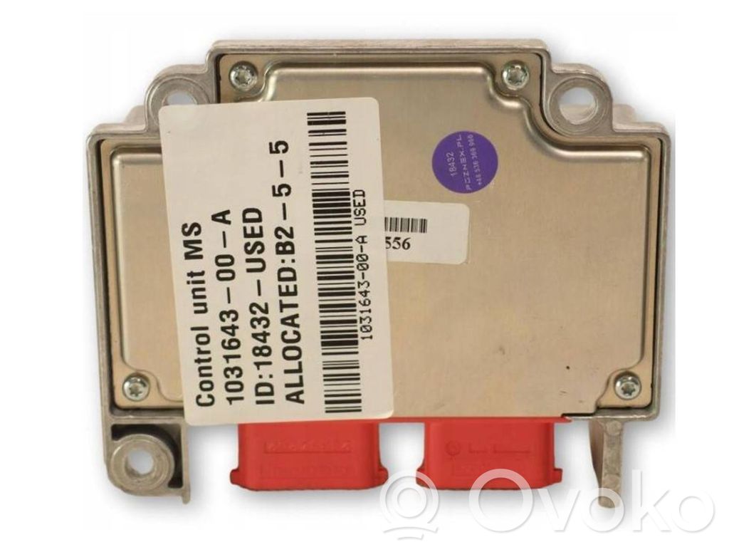 Tesla Model S Module de contrôle airbag 