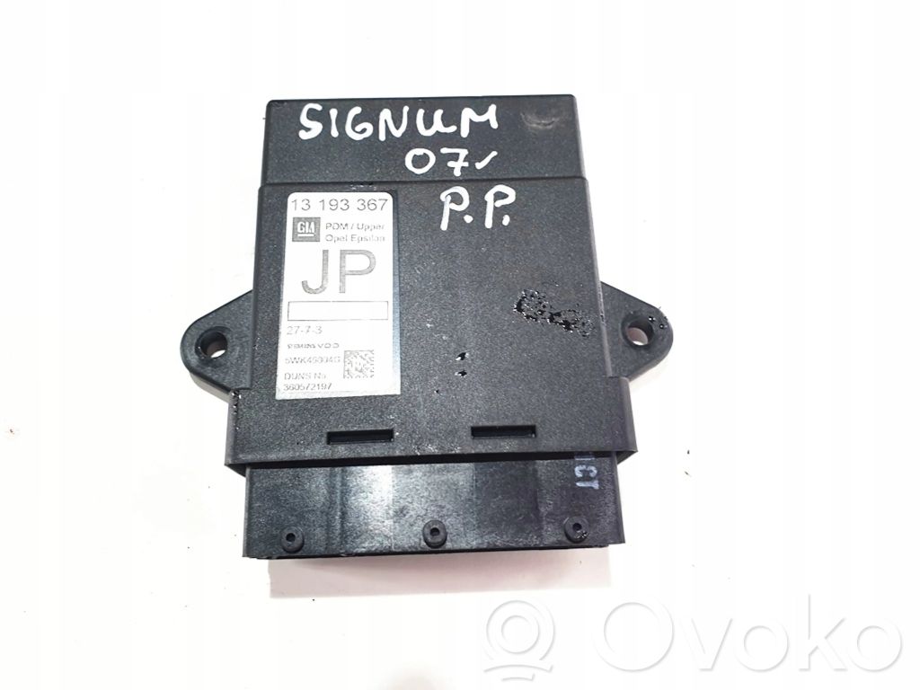 Opel Signum Door control unit/module 