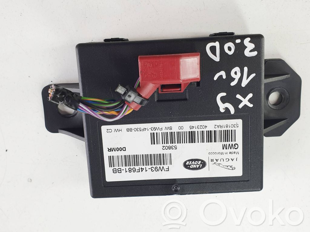 Jaguar XJ X351 Unité de commande, module PDC aide au stationnement 