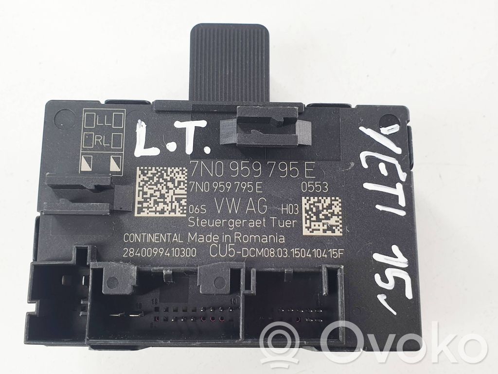 Skoda Yeti (5L) Door control unit/module 