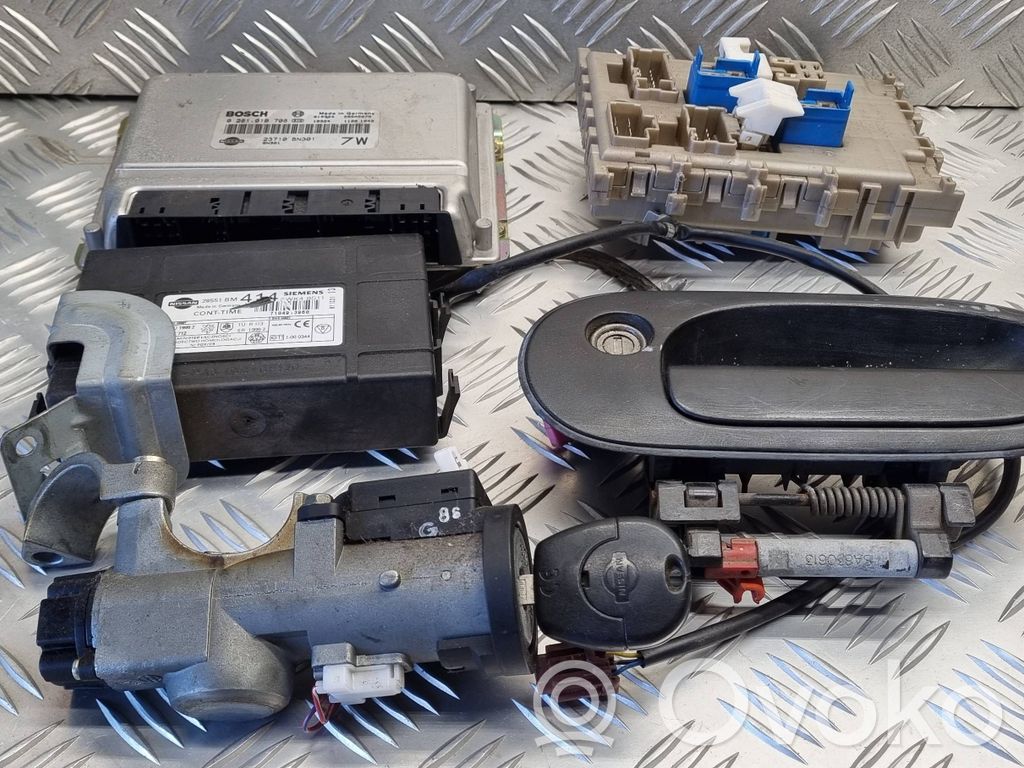 Nissan Almera N16 Komputer / Sterownik ECU i komplet kluczy 