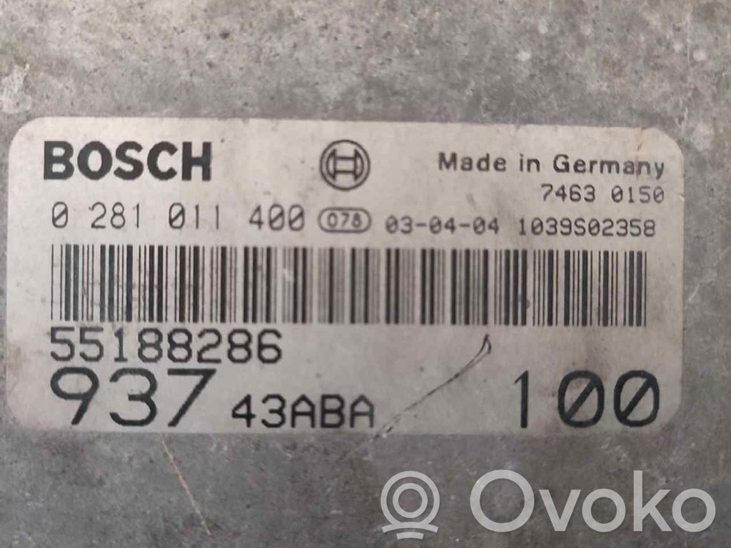 Alfa Romeo 147 Engine control unit/module 