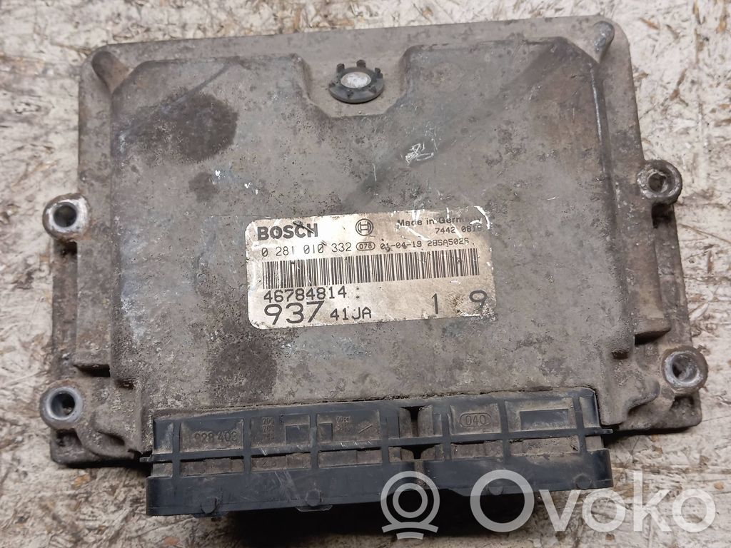 Alfa Romeo 147 Engine control unit/module 