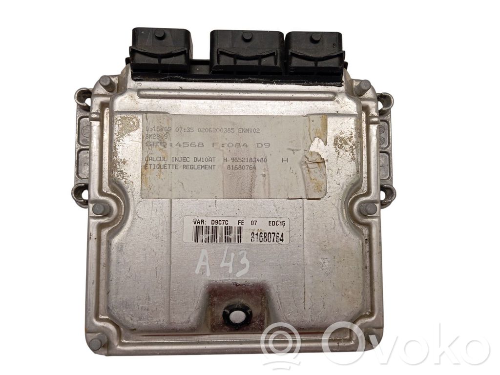Engine control unit/module ECU   9652183480,0281011520
