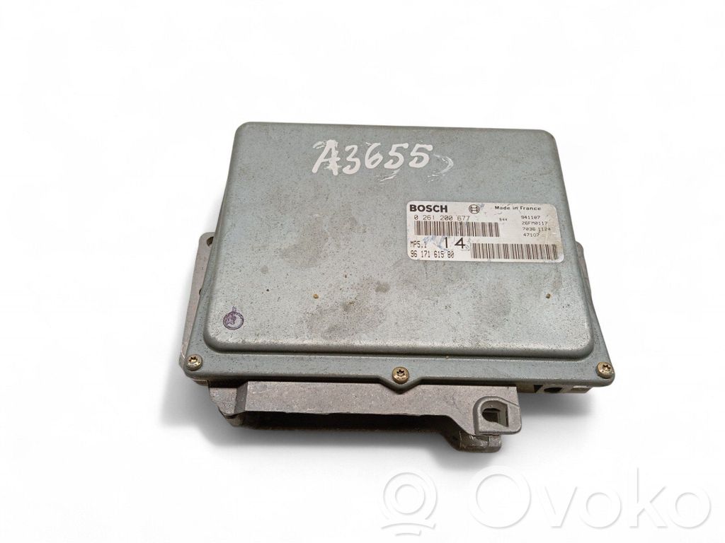 Engine control unit/module ECU   9617161580,0261200677